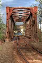 železniční most u teplárny
