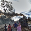 Mikulášský parní vlak Olomouc - Bohuňovice